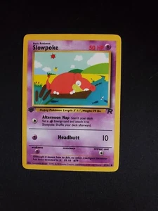 2000 Vintage Pokemon WOTC 1. Edition Team Rocket Slowpoke - NR MT - Bild 1 von 2