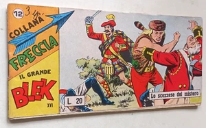 Striscia FRECCIA IL GRANDE BLEK N. 12 - 1/1/1961- Lo scozzese.. - ed. Dardo - Foto 1 di 2