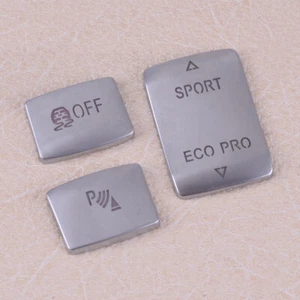 Juego de 3 piezas ABS Panel de posición de engranaje Botón Cubierta Ajuste para BMW Serie 1 2 3 - Imagen 1 de 4