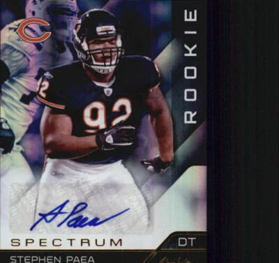 2011 Absolute Memorabilia Spectrum Gold Autographs #169 Stephen Paea/299 - Image 1 of 2