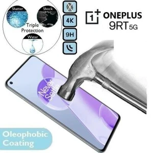 100% Genuine Tempered Glass Screen Protector (One Plus 9 RT) For OnePlus 9RT 5G - Picture 1 of 2