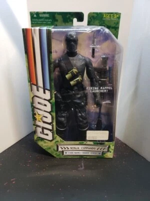 G.I. 2008 JOE Ninja Commando Ojos de Serpiente con Lanzador de Rappel 12" Nuevo Sellado Foto 1 de 4