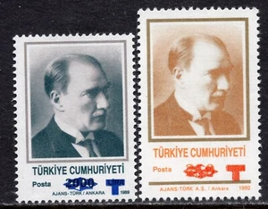 2134 - Turkey 1989 - 1992 - Kamal Ataturk - Overprint - MNH - Picture 1 of 2