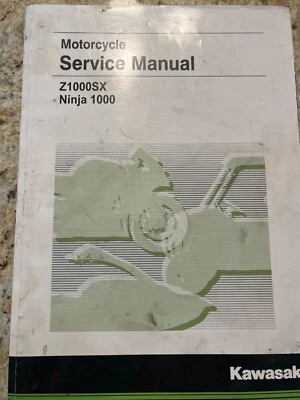 Manual de servicio original Kawasaki Ninja 1000 ZX1000SX 2017-2020 99924-1519-04 Foto 1 de 3