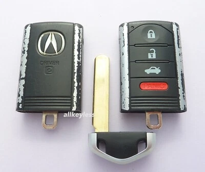 OEM 2009-2014 ACURA TL  smart keyless entry remote key fob M3N5WY8145 Driver 2 - Image 1 of 4