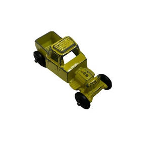 Vintage Tootsie Toy Yellow Hot Rod Roadster Die Cast Truck - Picture 1 of 11