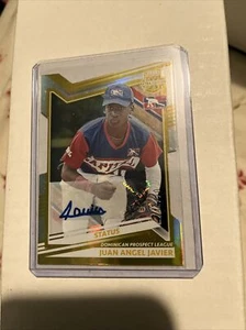 2022 Elite Extra Edition Juan Angel Javier Auto  Gold 10/10! Dominican Rare 1/1 - Picture 1 of 2