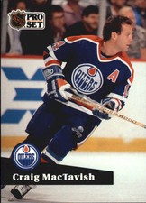 1991-92 (OILERS) Pro Set French #77 Craig MacTavish