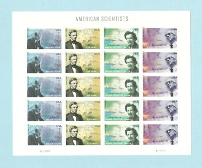 Sc # 4541-4544 ~ Full Pane ~ Forever Issue, American Scientists - Image 1 of 2
