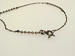 Vintage Sterling Silver 925 Bracelet Chain jewellery 1.75g - Picture 1 of 5