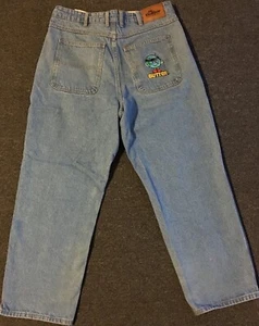 Butter Goods Faded Baggy Jeans 33 Grunge Skate Silvertab Polar Big Boy Y2K Jnco - Bild 1 von 16