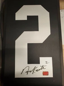 Duncan Keith Chicago Blackhawks signed WHITE #2 Jersey NUMBER - Picture 1 of 1