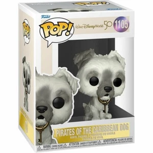 Funko Pop Disney World 50: Piratas del Caribe perro #1105 en protector pop - Imagen 1 de 4
