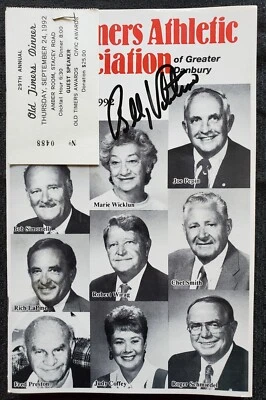 1992 Bobby Valentine Autograph New York Mets MLB Danbury CT Westerners Program - Image 1 of 2