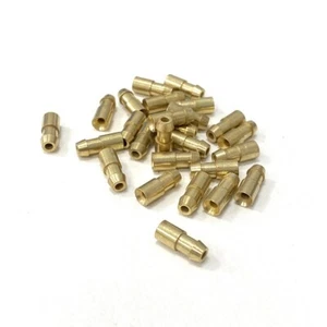 4.7mm Brass Bullet Connectors/Terminals x 20 - Lucas Style - Classic Car & Bike - Picture 1 of 1