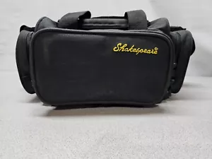 Borsa attrezzatura custodia fotocamera Shakespeare nera vintage anni 90 13X9X6 tracolla - Foto 1 di 9