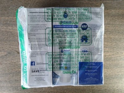 3x Refresh Fits Fisher & Paykel 836848 836860 Refrigerator Water Filter NSF42 - Image 1 of 4