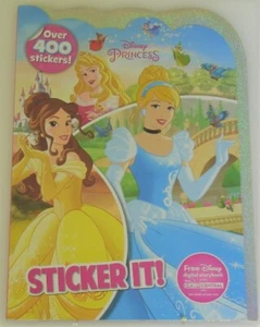 Disney Prinzessin Aufkleber It! Buch über 400 Aufkleber Aktivität - Softcover - Neu - Bild 1 von 1