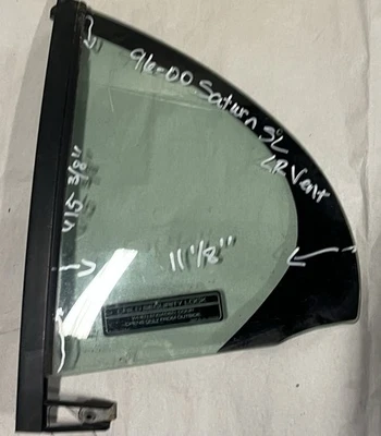 Saturn Sl1 1996-2000 conductor ventilación trasera izquierda ventana puerta trasera vidrio Foto 1 de 4