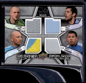 2012 Upper Deck MLS Quad Materials GK Frei Hall Reis Rimando /50 Game Used - Picture 1 of 1