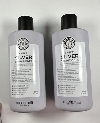 2 x Maria Nila Sheer Silver Conditioner 10.1 oz /Color Care/Vegan - Image 1 of 2