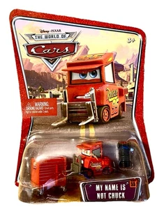 Disney Pixar Cars 2008 My Name Is Not Chuck 55 Die Cast cargador frontal con carro - Imagen 1 de 5