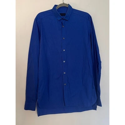 Lanvin синий хлопок платье рубашка  - Изображение 1 из 4