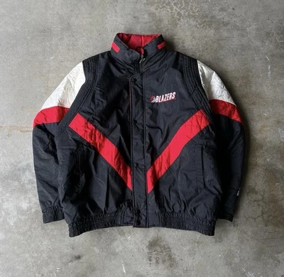90s starter Jacket Portland Trailblazers NBA Puffer Jacket Size L - Image 1 of 2
