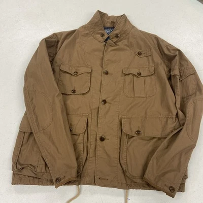 Ralph Lauren Polo Fly Fishing Jacket Shearling Jacket Shacket Brown Plaid XL - Image 1 of 4