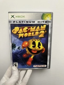 PAC-MAN WORLD 2 XBOX GAME 2002 COMPLETE w/ MANUAL PLATINUM HITS - Picture 1 of 3