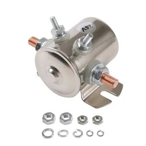 Relé solenoide de trabajo continuo de 4 terminales 24 voltios necesita rotura 24063 solenoide f... - Imagen 1 de 6