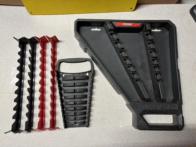 4-Vintage Assorted Craftsman Organizer 12 Wrench Set Holders Used L-66 - Image 1 of 4