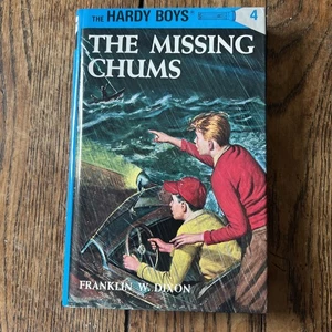 The Missing Chums #4 1990 Pub Dixon Vintage Hardy Boys Books HC Classic Lit - Imagen 1 de 24