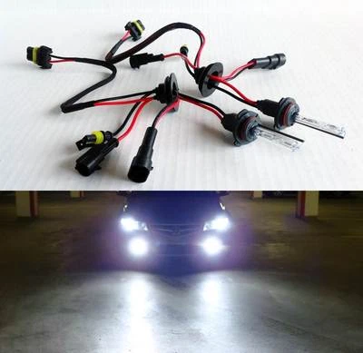 2x XENON HID Bulbs H11 H9 H8 6000K Crystal White 35W for 08 Acura MDX RDX RL TSX - Image 1 of 4