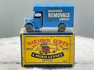 SCARCE Matchbox No.17A Bedford Removal's Van 1956 Mint,Genuine,in Orig Box,N.O.S - Picture 1 of 14