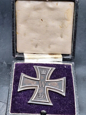 EK1 Eiserne Kreuz 1. Klasse im Etui Hersteller KO Militaria Orden Ehrenzeichen - Bild 1 von 4
