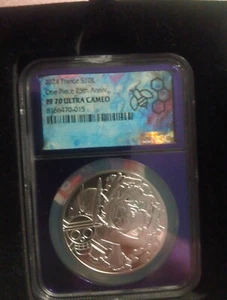 2024 France S 10 E  ONE PIECE  25TH ANNIVERSARY.  PF70 ULTRA CAMEO  - Picture 1 of 2