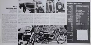 1969 Ossa Pioneer 250 4p Motorcycle Test article - Picture 1 of 1