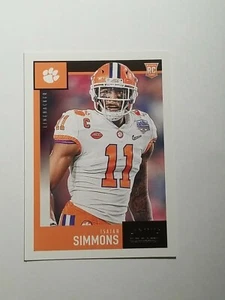 ISAIAH SIMMONS 2020 SCORE  #346 Clemens  - Picture 1 of 2