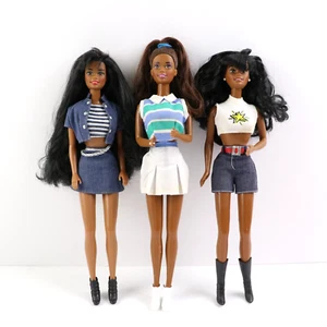 Lot of 3 Vintage 1966 1987 African American Barbie Dolls ~ READ - Picture 1 of 24