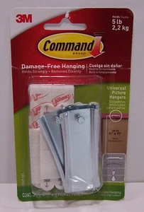 Colgador universal para fotos 3M Command 5 lb paquete de 3 #17047-3ES - Imagen 1 de 3