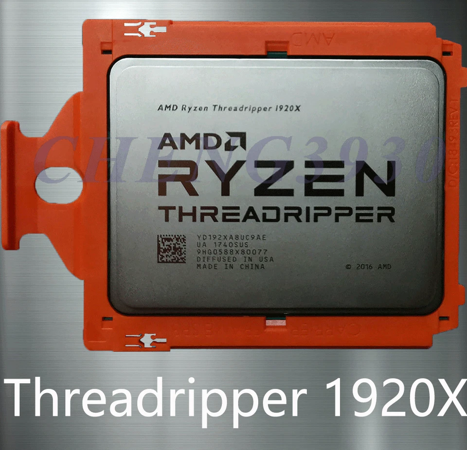 AMD Ryzen Threadripper 1920x tr4 CPU 12 Cores 3.50 GHz 180w Processor - Image 1 of 1