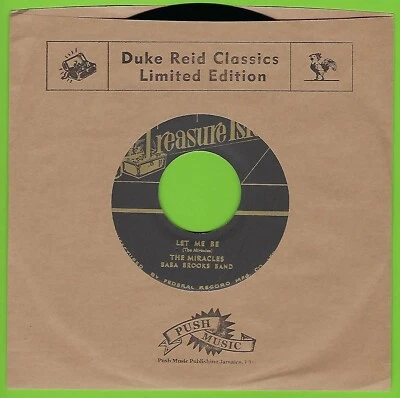THE MIRACLES / BABA BROOKS BAND - LET ME BE / SPECIAL EVENT - REISSUE - (t018) - Image 1 of 2