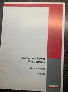 Manual de servicio de embragues para tractor y unidad de potencia Case IH - Imagen 1 de 3