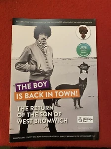 PHIL LYNOTT THIN LIZZY MONUMENT UNVEILING SOUVENIR BOOK NR MINT VERY RARE - Imagen 1 de 9