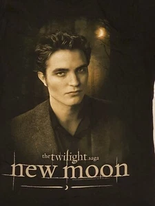 Women's Tultex The Twilight Saga New Moon Edward Movie Promo Shirt Size XL Black - Picture 1 of 5
