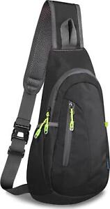 Sling Crossbody Backpack Water Tear Resistant Comfortable Straps Lightweight