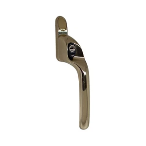 Connoisseur Offset Locking Right Hand 40mm Gold Window Handle - Picture 1 of 5
