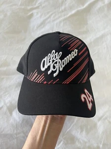 Alfa Romeo Racing F1 2022 Guanyu Zhou #24 Team Cap Black - Picture 1 of 7