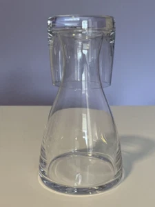 Bedside Water Carafe & Tumbler Cup Set Clear Glass Bathroom Bedroom - Picture 1 of 10